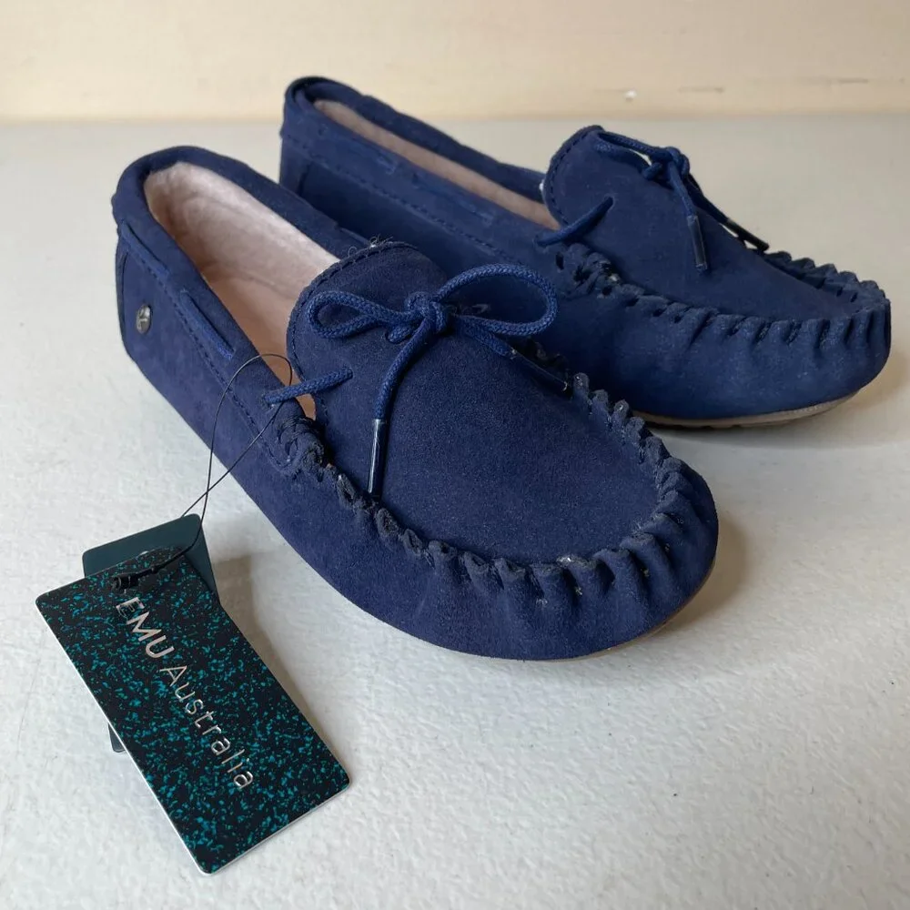 EMU Australia Amity Kids Youth Moccasin Slippers Size Kids 1